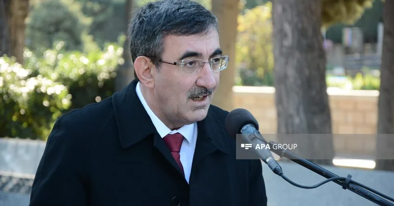 Türkiyənin vitse prezidenti Cevdet Yılmaz Azərbaycana səfərə gəlib