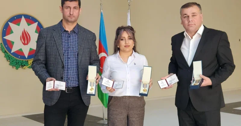 Ölkənin ilk Regional Televiziyasının üç əməkdaşı təltif edilib FOTO