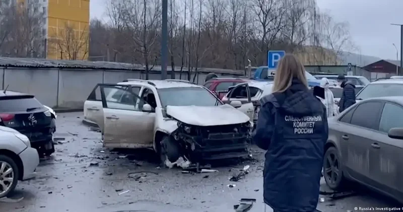 “Moskvada generalın avtomobili partladıldı: Rusiya Baş Qərargahının yüksək rütbəli zabiti həlak oldu“ “Deutsche Welle“