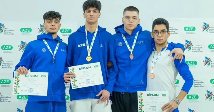 Шпага и сабля: названы лучшие молодые фехтовальщики Азербайджана