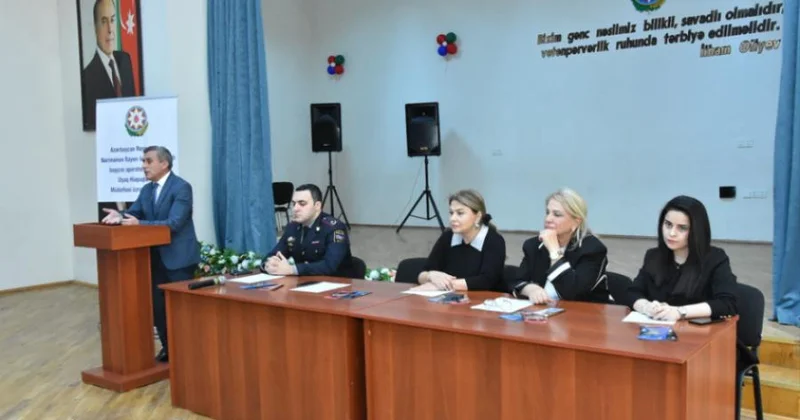 Məktəblilərə narkotika asılılığının mənfi təsirləri barədə məlumat verilib