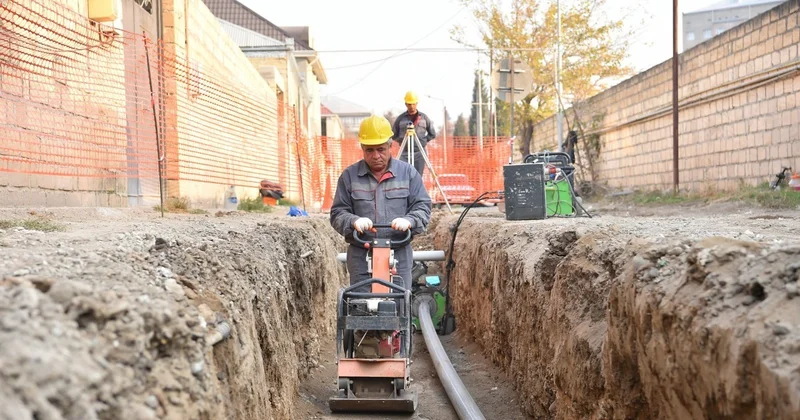 В Гяндже реализуются масштабные проекты по развитию водоснабжения и канализации ФОТО
