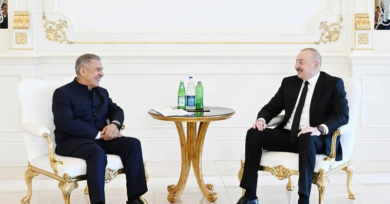 Rüstəm Minnixanovdan İlham Əliyevə MƏKTUB