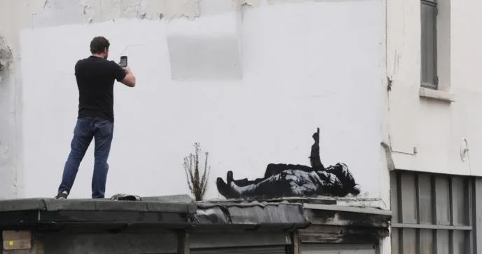 Новая работа Бэнкси появилась в Лондоне