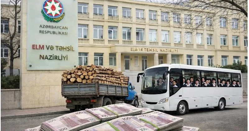 Bu şirkət Təhsil Nazirliyinin həm odunlarını, həm də məktəbliləri daşıyacaq 6,3 milyonluq müqavilə