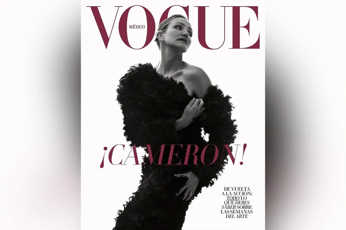 Кэмерон Диас стала лицом нового выпуска журнала Vogue