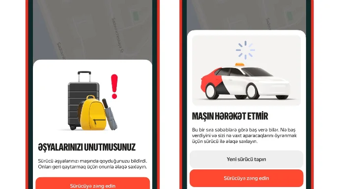 “Yango Ride” Azərbaycanda sərnişinlər üçün yeni dəstək funksiyasını istifadəyə verib