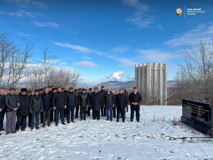 Şuşada 20 Yanvar şəhidləri ehtiramla yad edildi FOTO