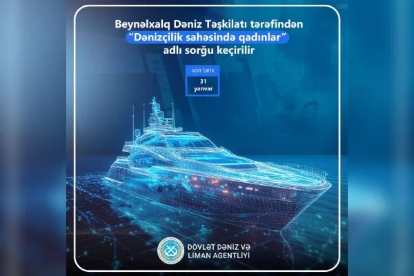 DDLA “Dənizçilik sahəsində qadınlar” adlı sorğuda iştirak edir