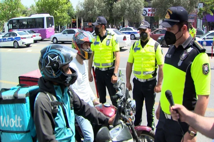 Bakıda motokuryerlərə qarşı reyd başlayıb? Rəsmi AÇIQLAMA