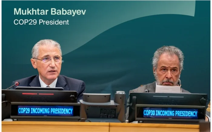 Muxtar Babayev: COP29 Sədrliyi COP30 təşkilatçıları