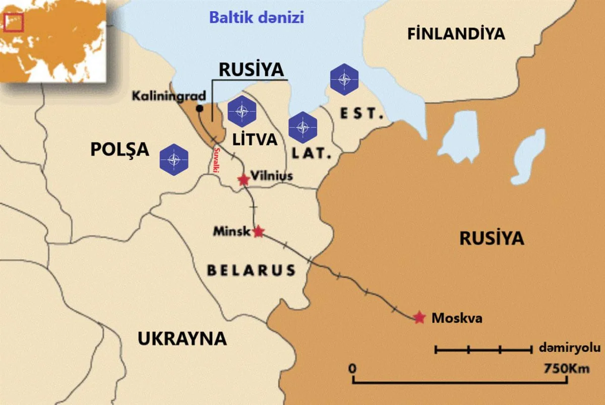 Kalininqrad variantı masaya qaytarılır: Meğri dəmir yolu belə işləyəcək