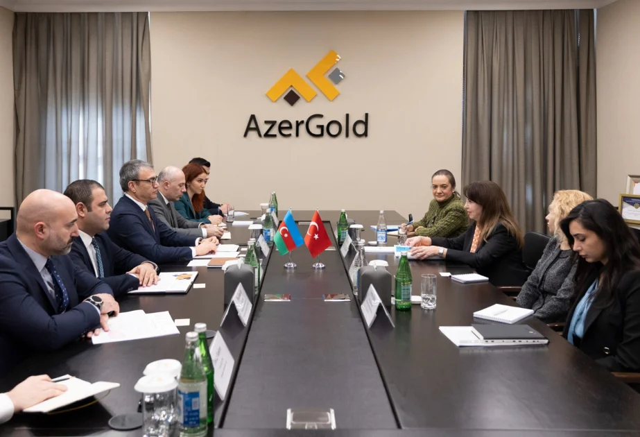 “AzerGold”da Türkiyənin Xarici İşlər Nazirliyinin nümayəndə heyəti ilə görüş keçirilib AZƏRTAC