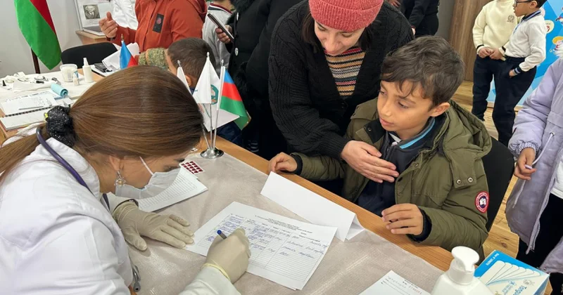 В Агдаме организованы комплексные мобильные медицинские обследования для детей