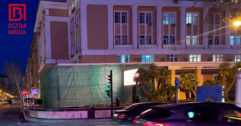 Bakının mərkəzindəki tarixi binada təmir işləri üçün icazə alınıb? RƏSMİ AÇIQLAMA VİDEO