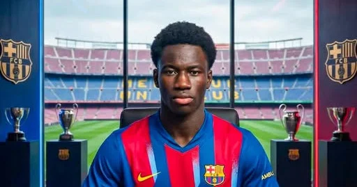 “Barselona” 15 yaşlı Qambiya əsilli futbolçu ilə müqavilə imzalayıb