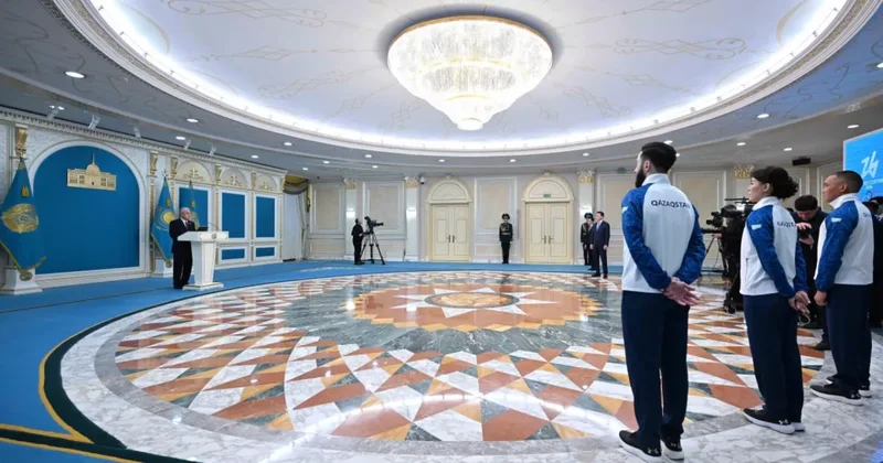 Токаев встретился с казахстанскими спортсменами перед их отбытием на Олимпиаду