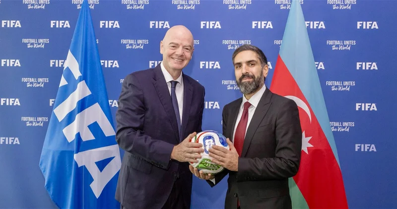 Президент АФФА Ровшан Наджаф встретился с президентом ФИФА Джанни Инфантино ФОТО