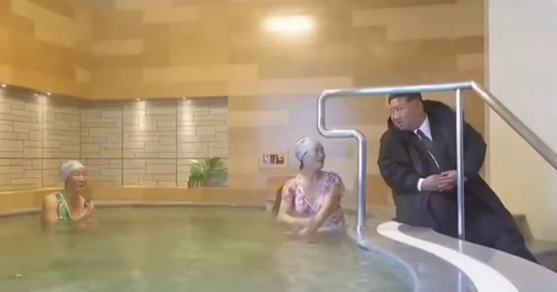 Kim Çen İnin qadın hamamındakı görüntüləri gündəm oldu VİDEO