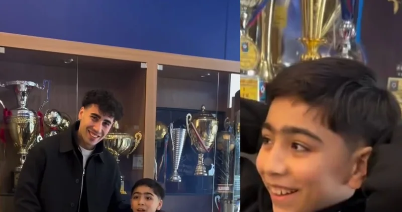 Azyaşlının arzusu gerçək oldu: Bəhluldan imzalı forma hədiyyəsi VİDEO