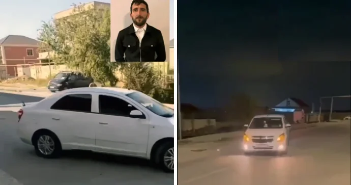 Avtoxuliqanlıq edən sürücünün vəsiqəsi əlindən alındı, özü isə 15 sutka həbs olundu VİDEO