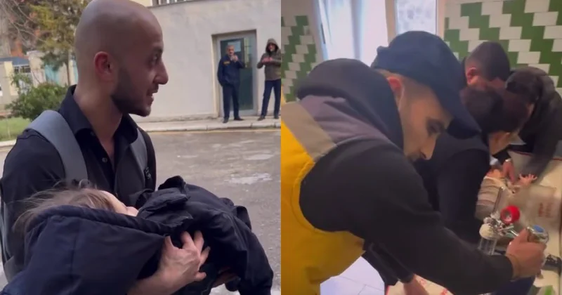 Bakıda üç yaşlı uşağın həyatı belə xilas edildi ANBAAN VİDEO