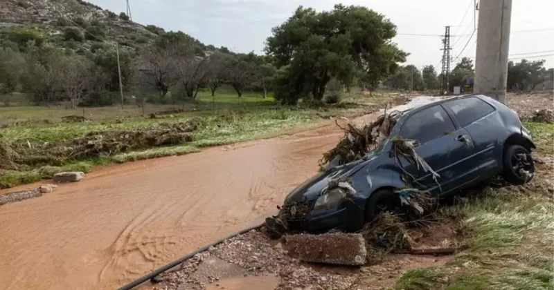 Yunanıstanda daşqınlar insanların həyatına son qoydu