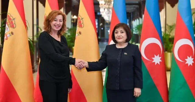 Sahibə Qafarova ispaniyalı həmkarı ilə görüşdü FOTO