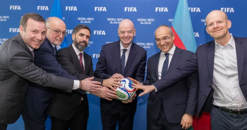 Ровшан Наджаф и Микаил Джаббаров в гостях у Джанни Инфантино, Эльхана Мамедова и Арсена Венгера ФОТО