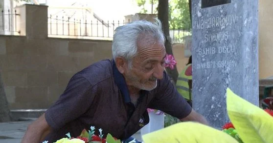 Oğlunun məzarı ilə dərdləşən şəhid atası dünyasını dəyişdi FOTO