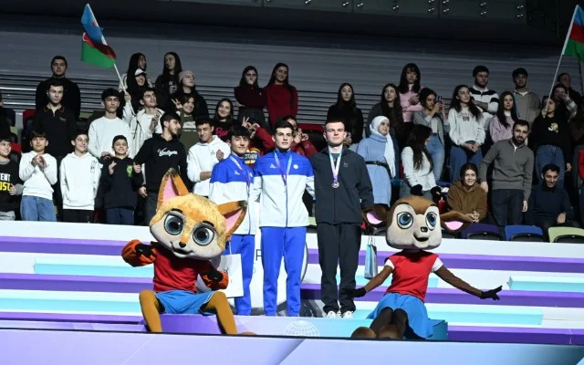 Gimnastlarımız Dünya Kubokunda qızıl və gümüş medallar qazandılar