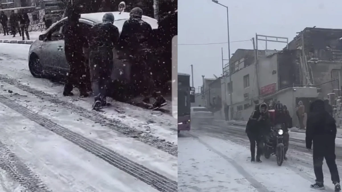 Bakı hazırda belədir Mütəlif yerlərdən VİDEO