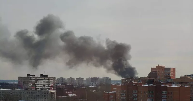 Пожар в Подмосковье: горят автомойка и чайхана ФОТО/ВИДЕО