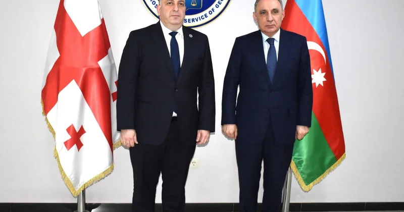 Baş prokuror Gürcüstana səfər etdi FOTOLAR