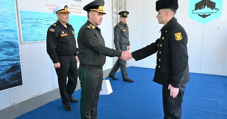 Военный прокурор Азербайджана провёл встречу с моряками Военно морских сил
