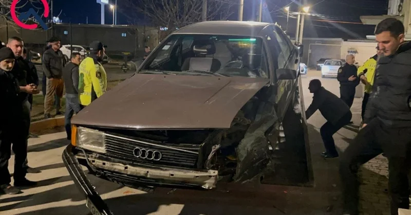 “Audi” 4 nəfəri birdən vurdu FOTO