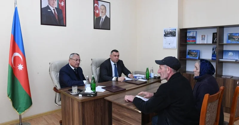 Şirvanda keçmiş məcburi köçkünlərin müraciətləri dinlənilib