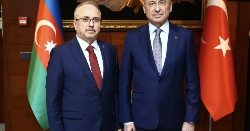 Fuat Oktay Azərbaycanda səfərdədir FOTO
