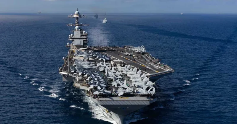 СМИ: Авианосец USS Gerald R. Ford прибыл на Крит