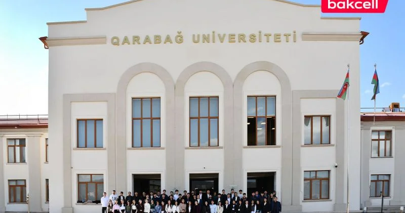 “Bakcell” və Gənclər Fondu Qarabağ Universitetində tələbələrlə görüş keçirib