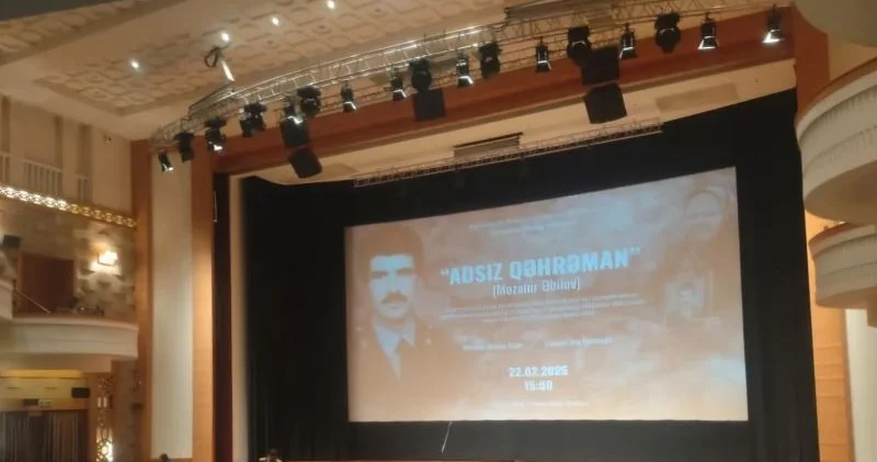 “Adsız qəhrəman” filminin təqdimatı keçirildi Fotolar