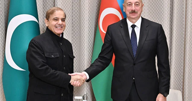 İlham Əliyev Şahbaz Şərifə məktub yazdı