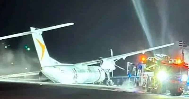 В Нью Йорке самолет Air Canada совершил аварию при посадке