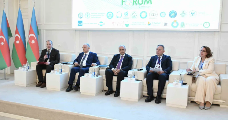Gəncədə beynəlxalq forum: I Yaşıl İqtisadiyyat VİDEO