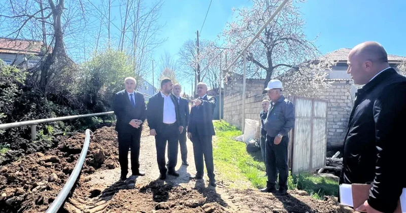 Qusarın Xürel kəndinə təbii qaz, Avarana isə içməli su xətləri çəkilir
