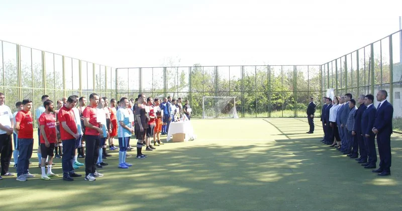 Naftalanda minifutbol turnirinin açılış mərasimi keçirilib