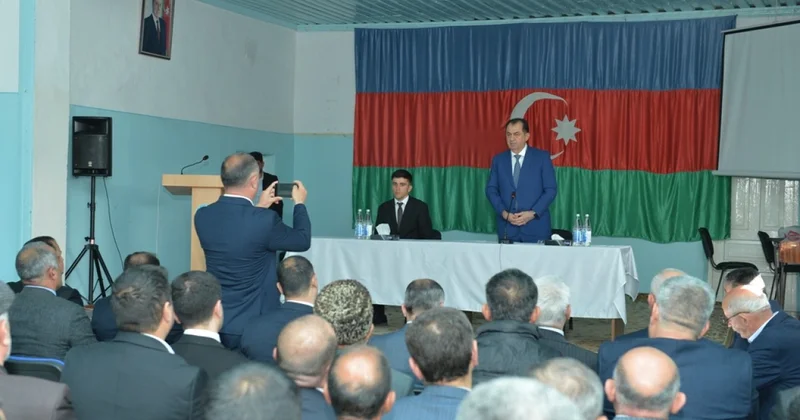 Taleh Qaraşov sakinlərin müraciətlərini dinlədi FOTOLAR