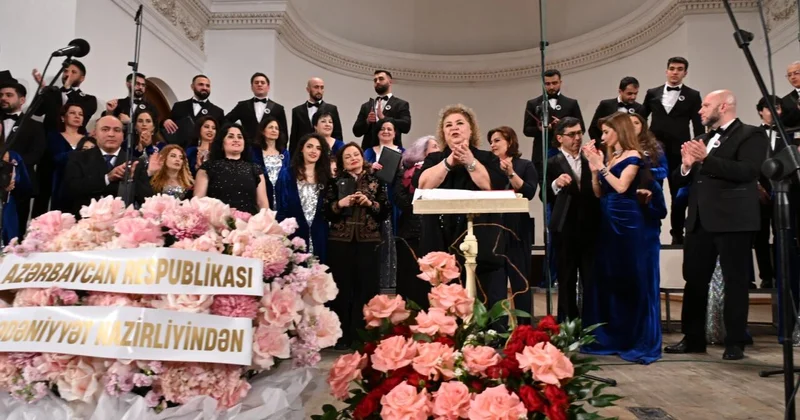 Dövlət Xor Kapellasının yaranmasının 60 illiyinə həsr olunmuş möhtəşəm yubiley konserti baş tutdu FOTO
