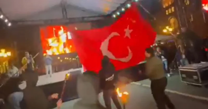 В Ереване сожгли турецкий флаг. Реакция Пашиняна видео