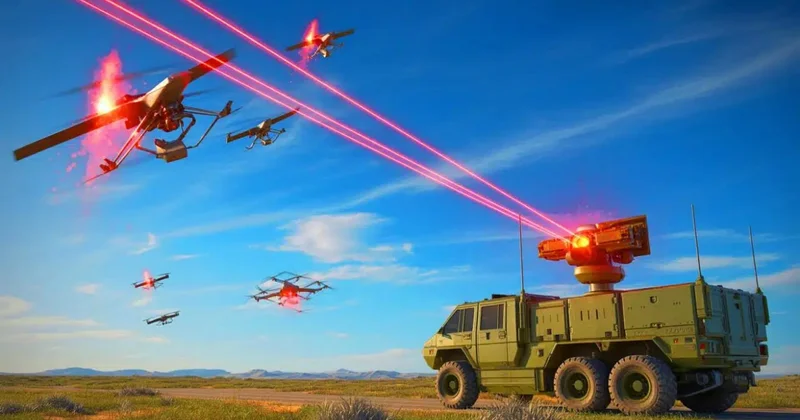Belarus lazer silahı HAZIRLADI “2 kilometrədək bütün dronları yandırır” VİDEO